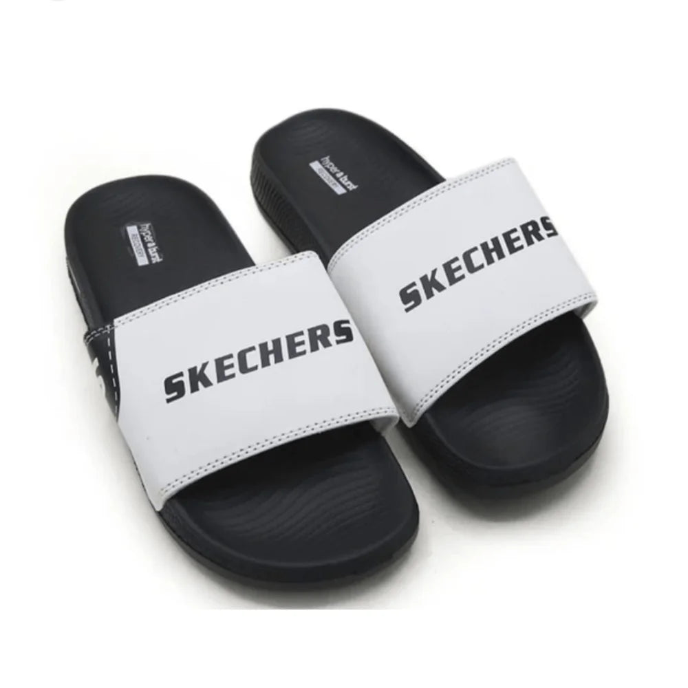 Skechers Hyper Burst White Slide Sandals