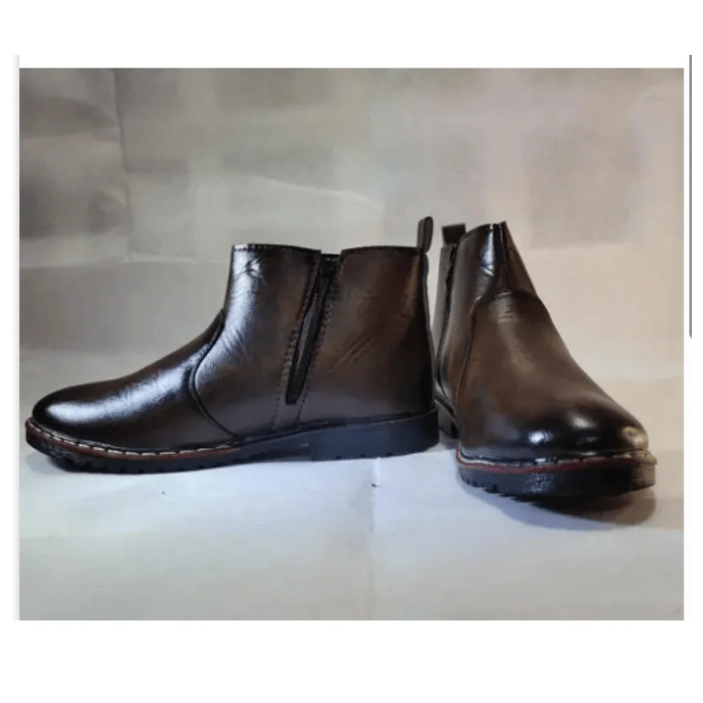 Brown leather chelsea boot (formal shoes )