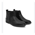 Black leather chelsea boot (formal shoes )