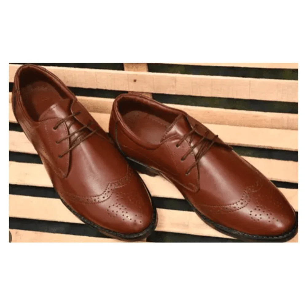 Brown Brogue Derby