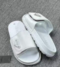 Prada Rubber Slides - White